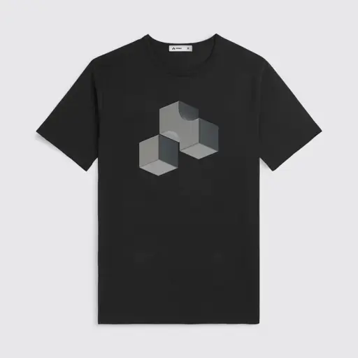 Image of Abstract Tshirt Black